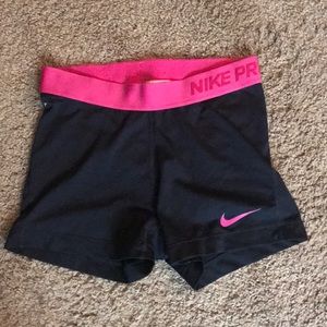 Black and Pink Women’s Nike Pros